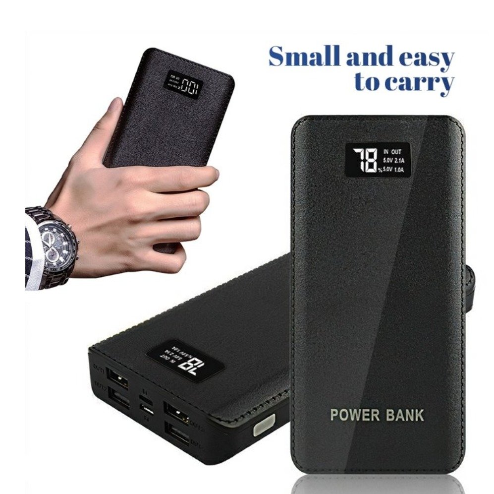 boxed in white packaging labeled with "SMART POWER BANK"