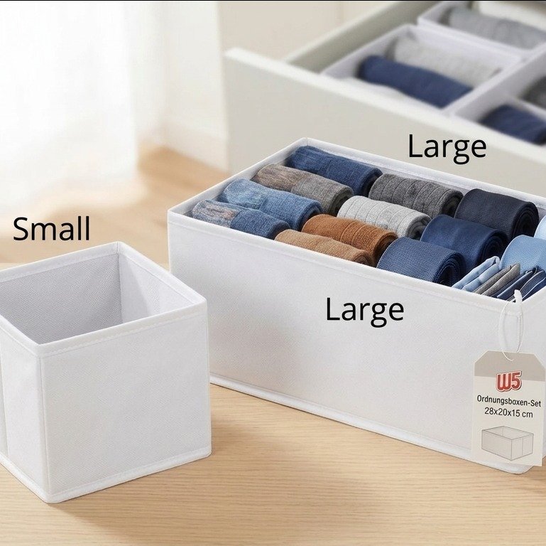 W5 Ordnungsboxen-Set (Storage Box Set)