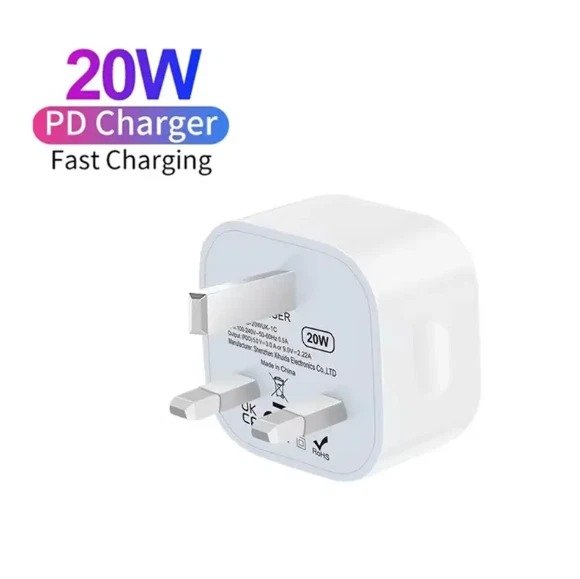 For Apple iPhone Charger 20W PD USB-C Type Fast Charging