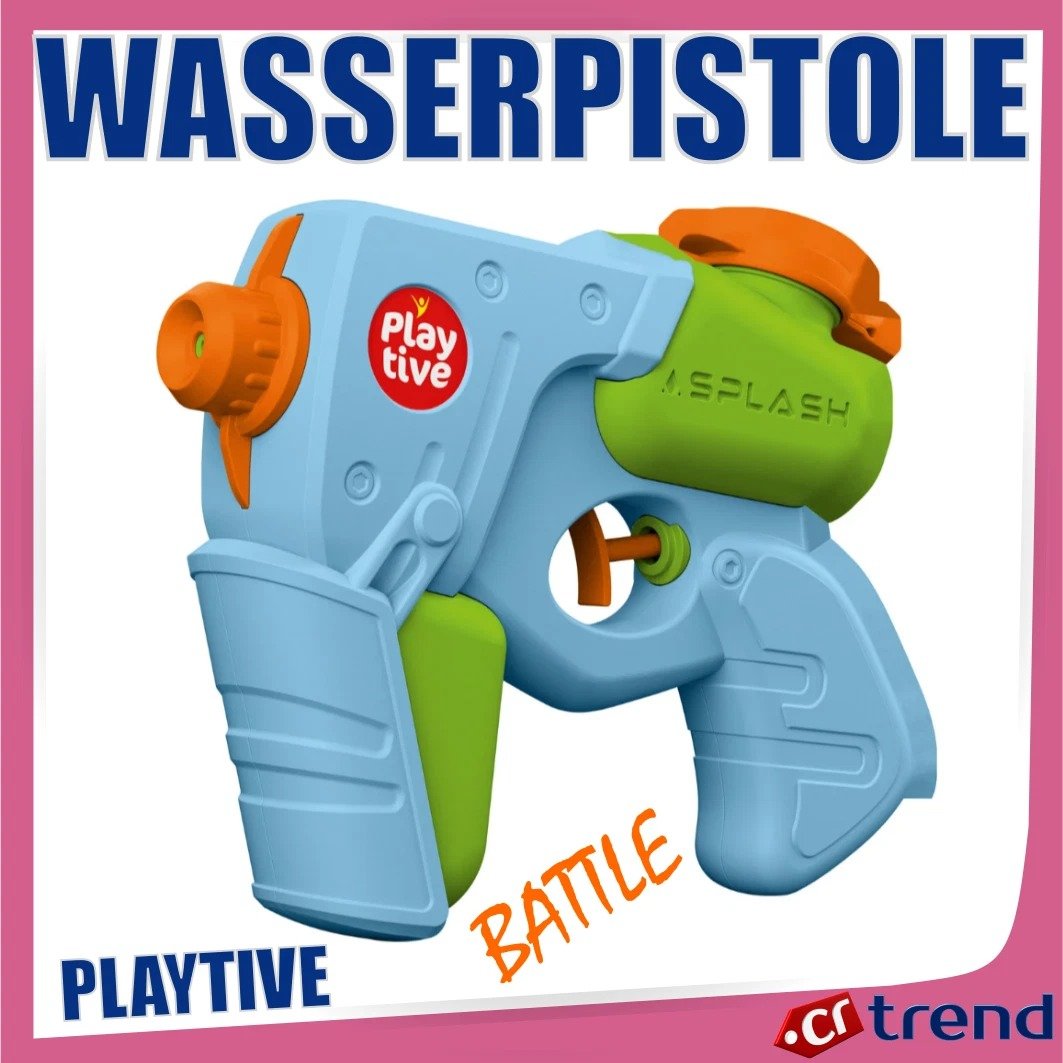PLAYTIVE Water Gun Battle for Kids Ages 5 and Up Set of 2