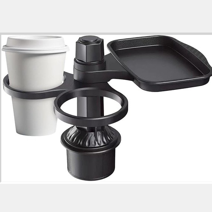 Car Drink Holder Expander Multifunctional Car Seat Cup Organizer Snack Tray