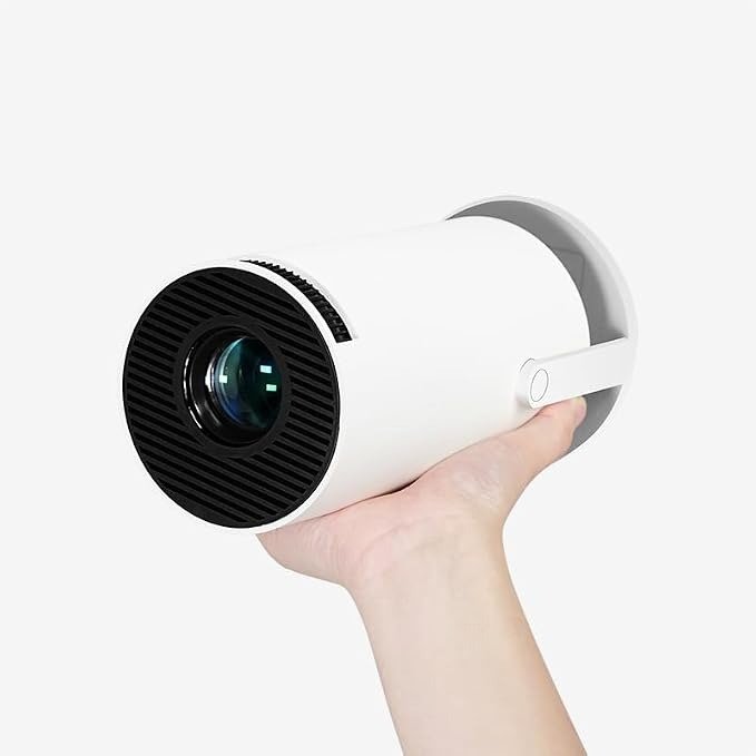 Ultra HD High Dynamic Range Smart Android 11.0 Projector, 2.4/5G Dual-Band WiFi, 160 Ansi Lumens, Remote Control