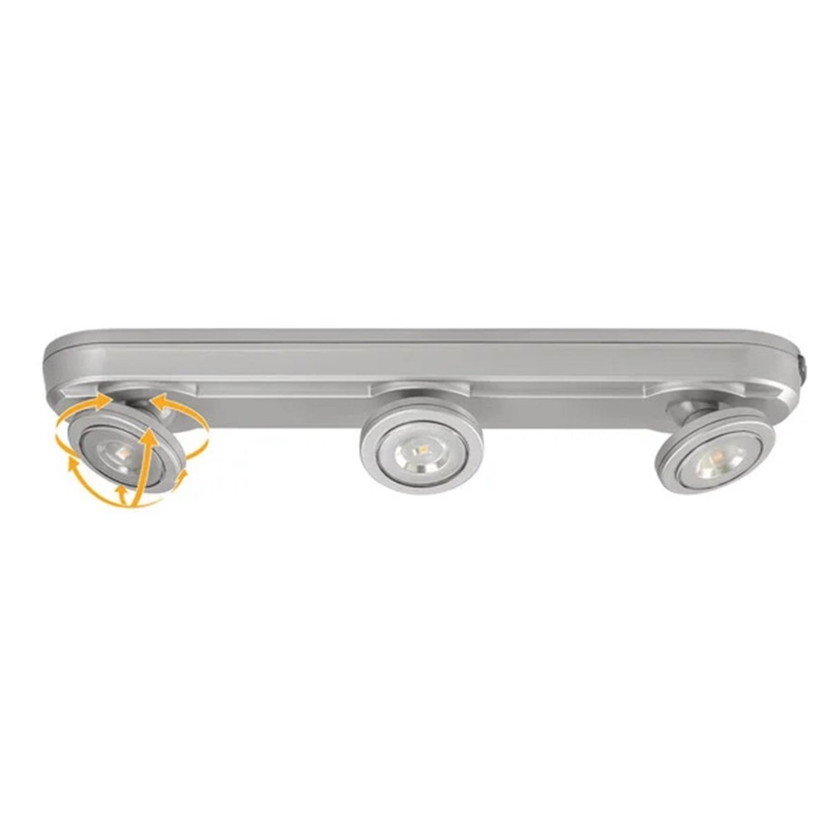 Livarno Home Battery-Operated LED Under-Cabinet Light with 3 adjustable spots.
