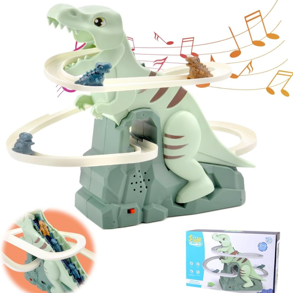 Slide Track Toys Dinosaur Climbing Slide