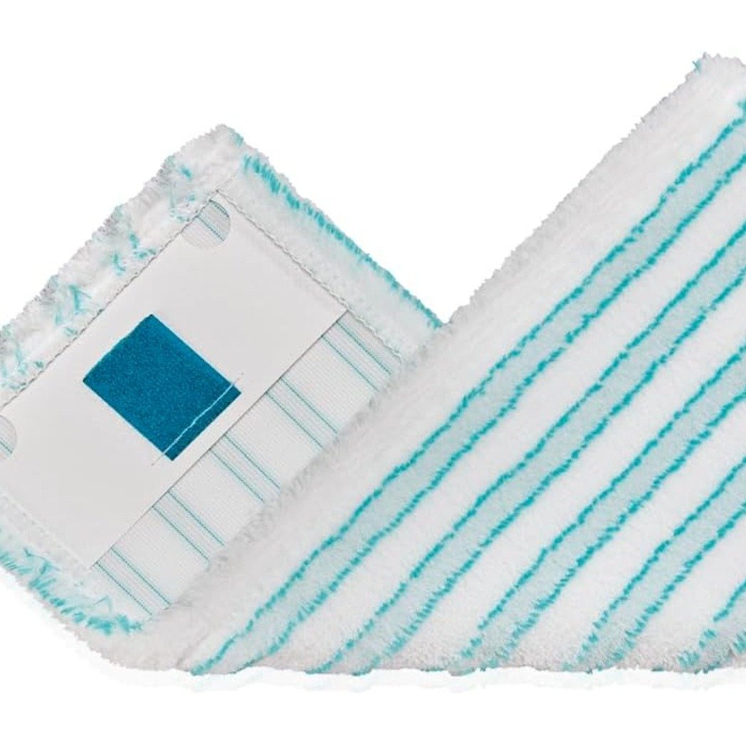 Leifheit Original Clean Twist M Ergo/Power Clean Micro Duo replacement mop for effective dirt absorption thanks to the 2-fibre system, microfibre tile cover